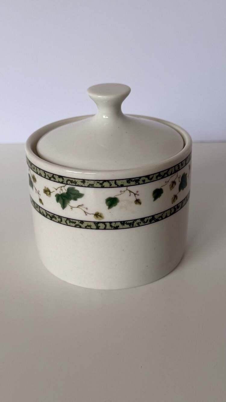 Sango Ivy Charm 8854 Sugar Bowl with Lid